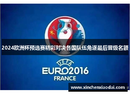 2024欧洲杯预选赛精彩对决各国队伍角逐最后晋级名额